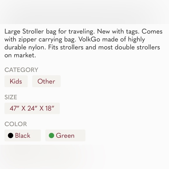🍀NWT VOLKGO stroller cover - Picture 5 of 7